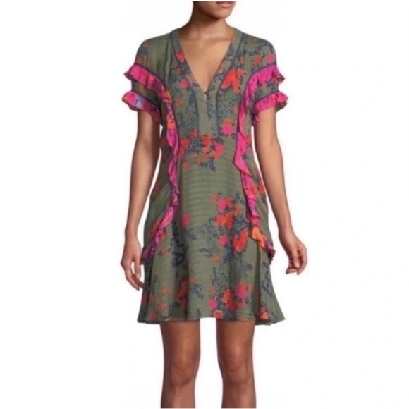 Tanya Taylor Dresses & Skirts - Tanya Taylor Falling Floral Rhett Mini Dress